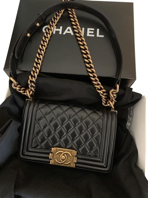 chanel boy mini vs small|chanel small boy bag black.